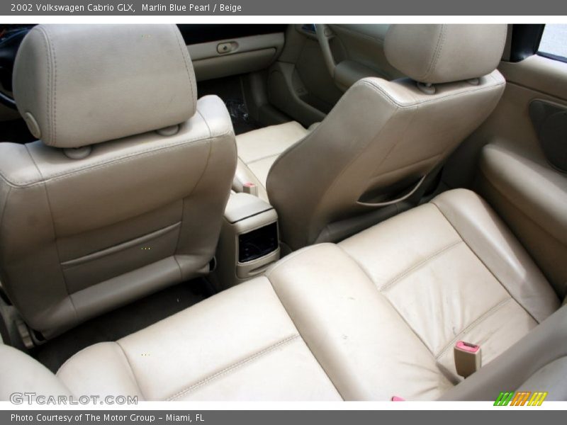 Marlin Blue Pearl / Beige 2002 Volkswagen Cabrio GLX