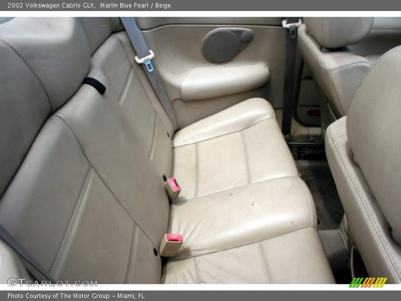 Marlin Blue Pearl / Beige 2002 Volkswagen Cabrio GLX