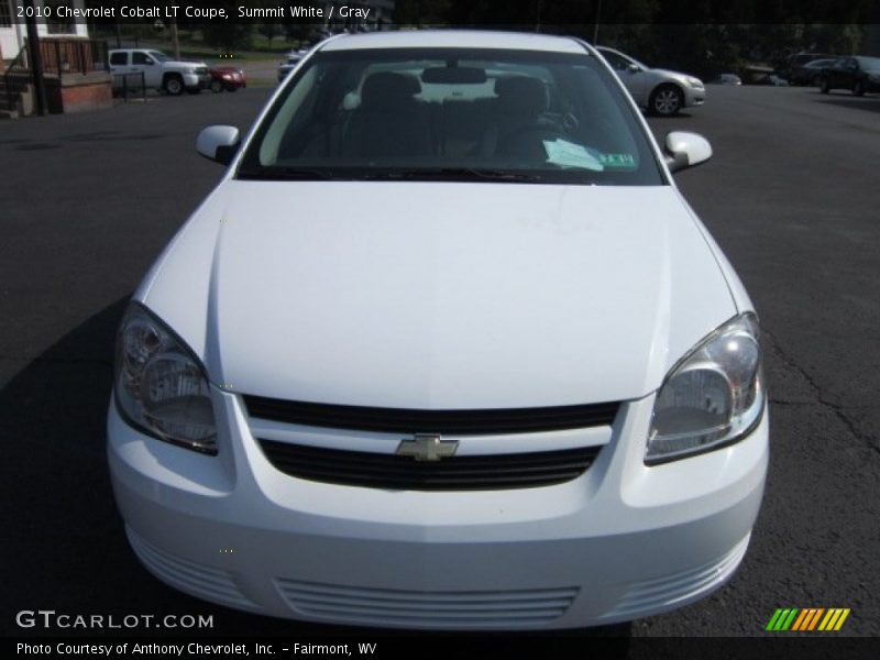 Summit White / Gray 2010 Chevrolet Cobalt LT Coupe