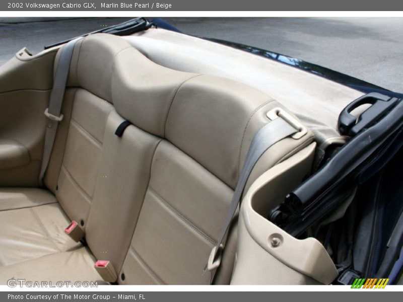 Marlin Blue Pearl / Beige 2002 Volkswagen Cabrio GLX