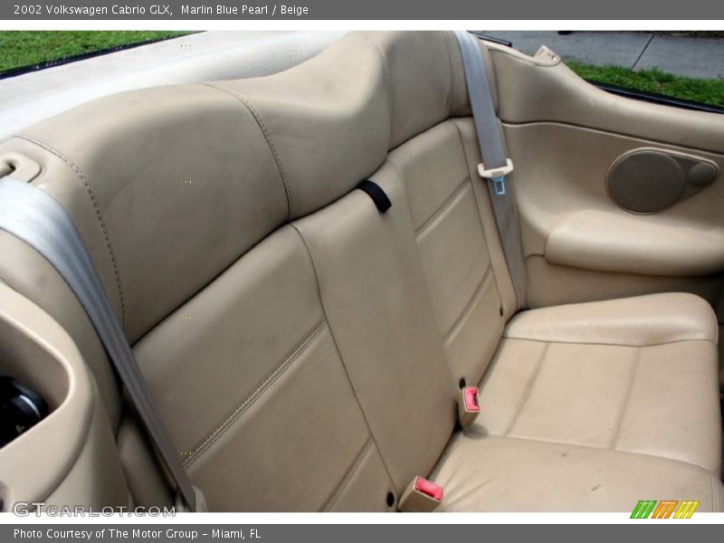 Marlin Blue Pearl / Beige 2002 Volkswagen Cabrio GLX