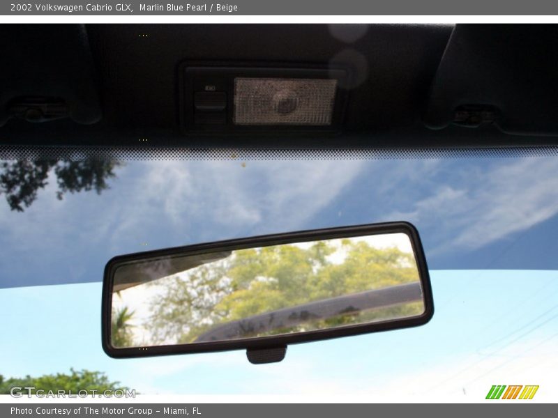 Marlin Blue Pearl / Beige 2002 Volkswagen Cabrio GLX