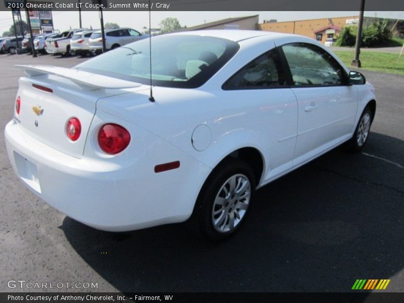 Summit White / Gray 2010 Chevrolet Cobalt LT Coupe