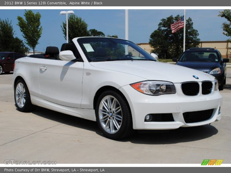Front 3/4 View of 2012 1 Series 128i Convertible