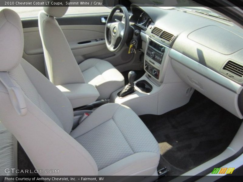 Summit White / Gray 2010 Chevrolet Cobalt LT Coupe