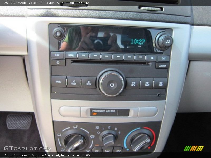 Summit White / Gray 2010 Chevrolet Cobalt LT Coupe