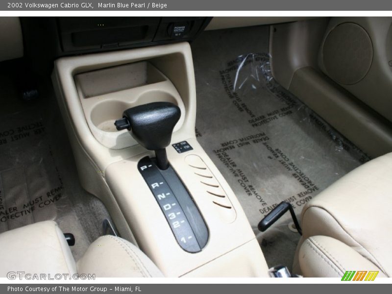 Marlin Blue Pearl / Beige 2002 Volkswagen Cabrio GLX