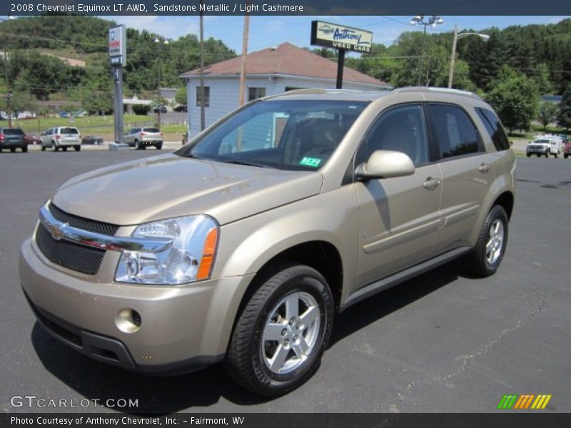 Sandstone Metallic / Light Cashmere 2008 Chevrolet Equinox LT AWD