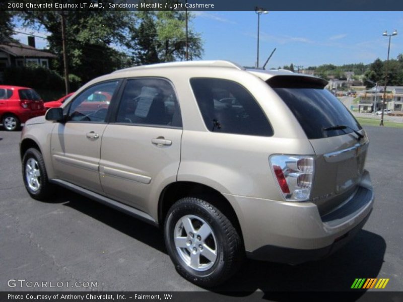 Sandstone Metallic / Light Cashmere 2008 Chevrolet Equinox LT AWD