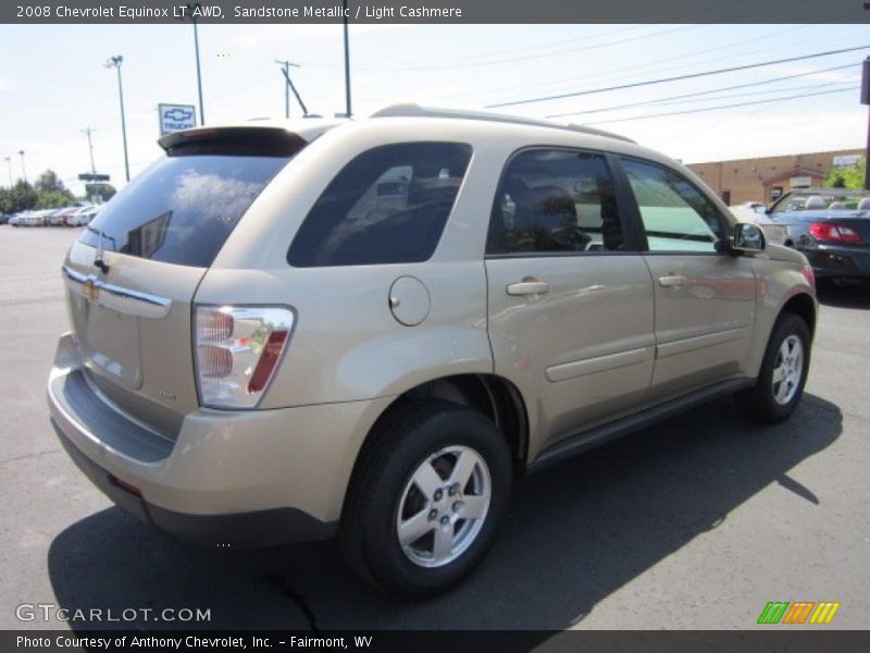 Sandstone Metallic / Light Cashmere 2008 Chevrolet Equinox LT AWD