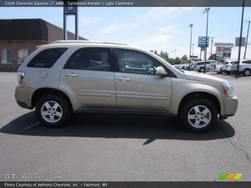 Sandstone Metallic / Light Cashmere 2008 Chevrolet Equinox LT AWD