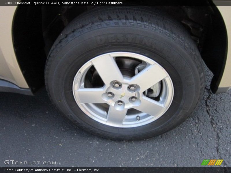 Sandstone Metallic / Light Cashmere 2008 Chevrolet Equinox LT AWD