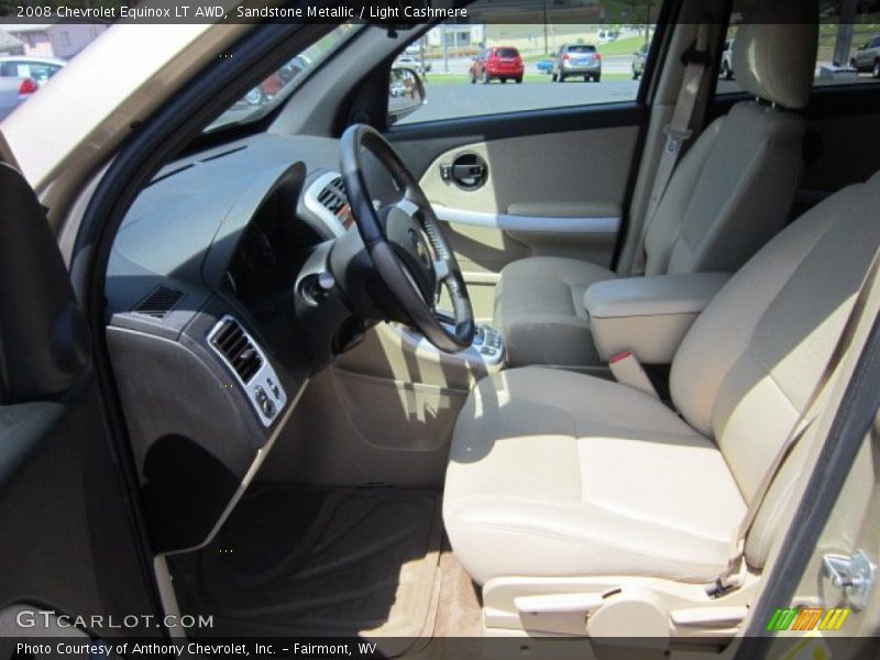 Sandstone Metallic / Light Cashmere 2008 Chevrolet Equinox LT AWD