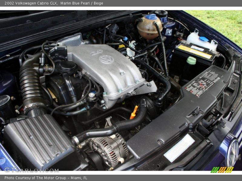Marlin Blue Pearl / Beige 2002 Volkswagen Cabrio GLX