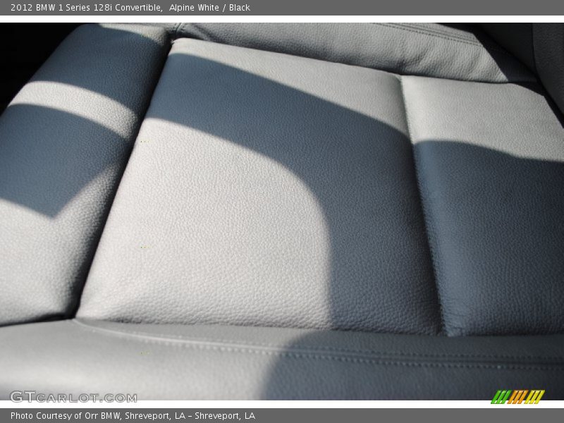 Alpine White / Black 2012 BMW 1 Series 128i Convertible