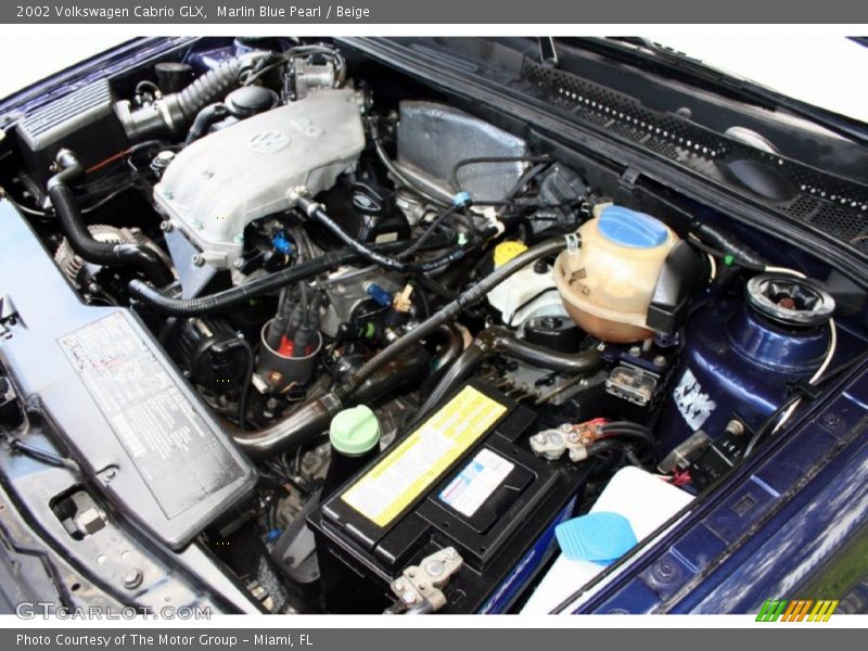 Marlin Blue Pearl / Beige 2002 Volkswagen Cabrio GLX