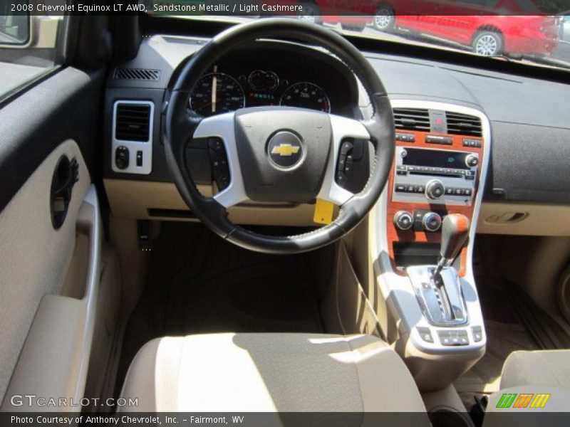 Sandstone Metallic / Light Cashmere 2008 Chevrolet Equinox LT AWD