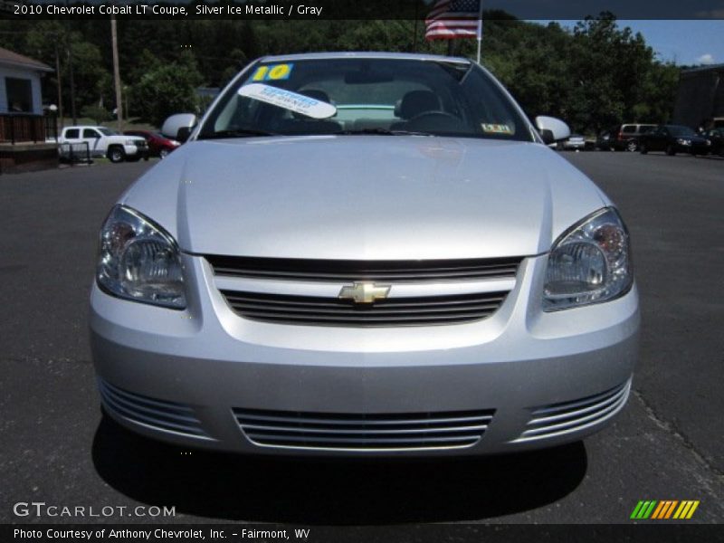 Silver Ice Metallic / Gray 2010 Chevrolet Cobalt LT Coupe