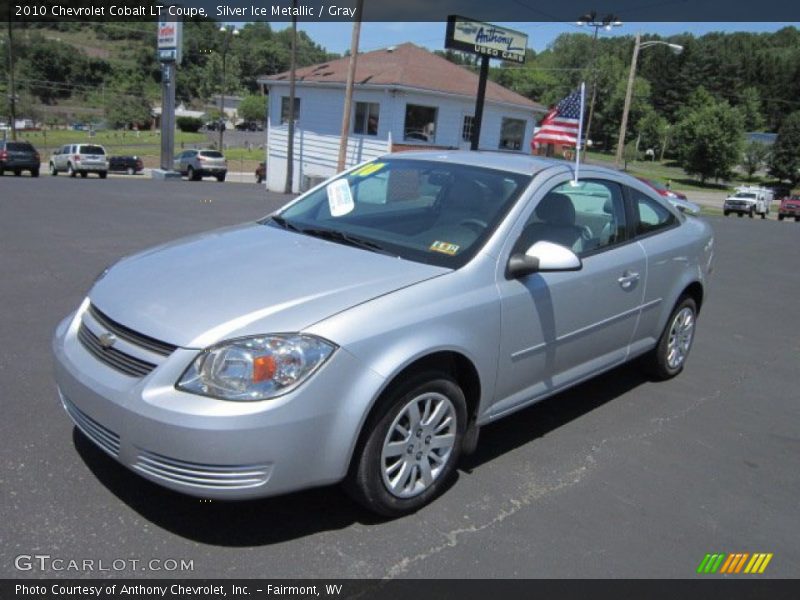 Silver Ice Metallic / Gray 2010 Chevrolet Cobalt LT Coupe