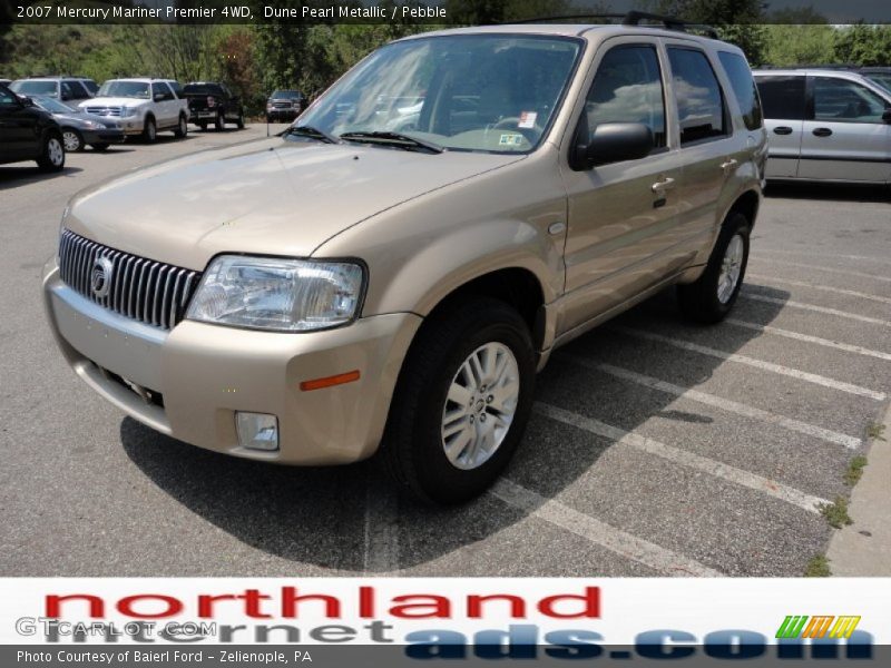 Dune Pearl Metallic / Pebble 2007 Mercury Mariner Premier 4WD