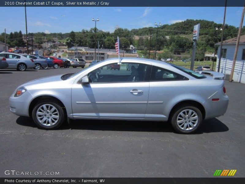 Silver Ice Metallic / Gray 2010 Chevrolet Cobalt LT Coupe