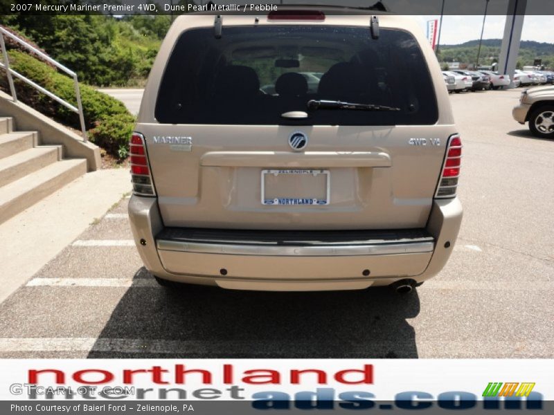 Dune Pearl Metallic / Pebble 2007 Mercury Mariner Premier 4WD