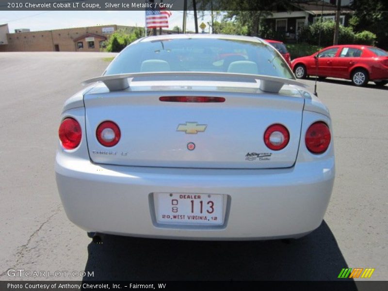 Silver Ice Metallic / Gray 2010 Chevrolet Cobalt LT Coupe