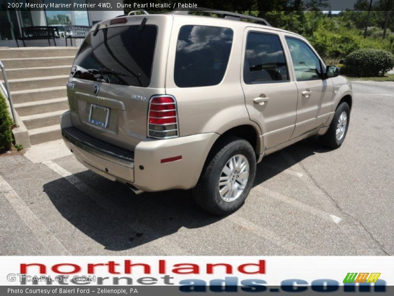Dune Pearl Metallic / Pebble 2007 Mercury Mariner Premier 4WD