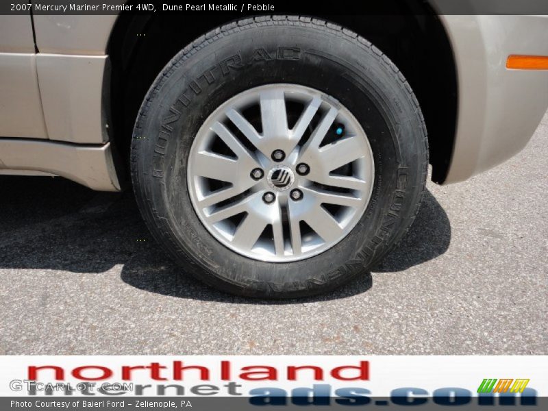 Dune Pearl Metallic / Pebble 2007 Mercury Mariner Premier 4WD