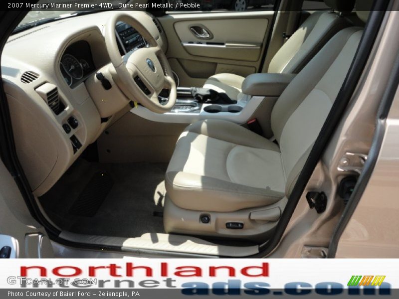 Dune Pearl Metallic / Pebble 2007 Mercury Mariner Premier 4WD