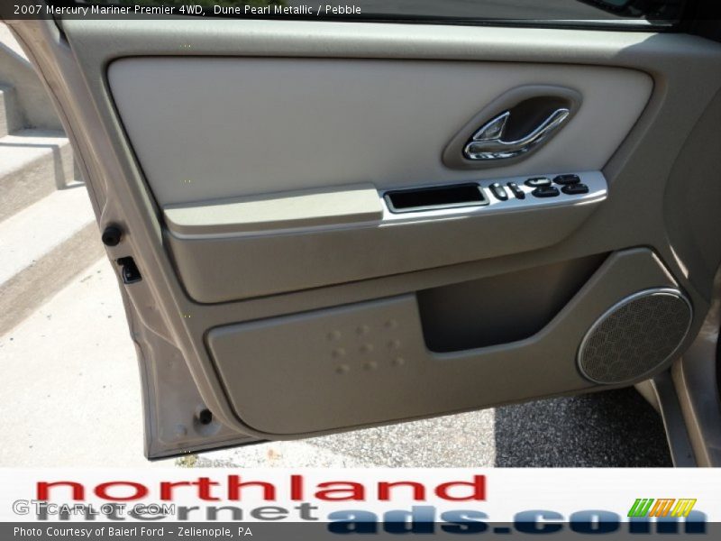 Dune Pearl Metallic / Pebble 2007 Mercury Mariner Premier 4WD
