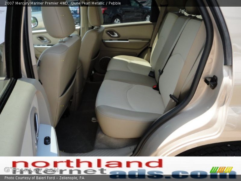 Dune Pearl Metallic / Pebble 2007 Mercury Mariner Premier 4WD