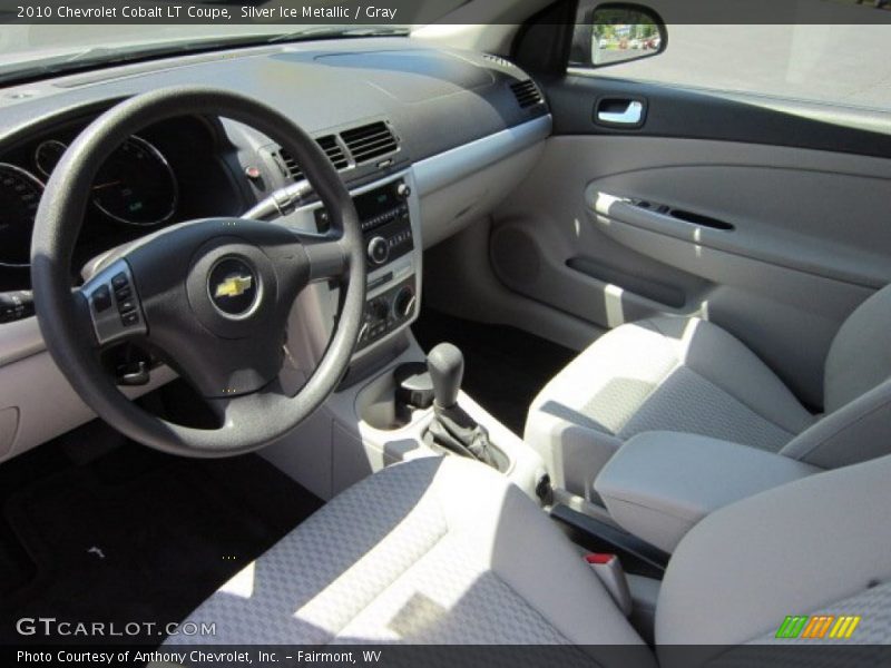Silver Ice Metallic / Gray 2010 Chevrolet Cobalt LT Coupe
