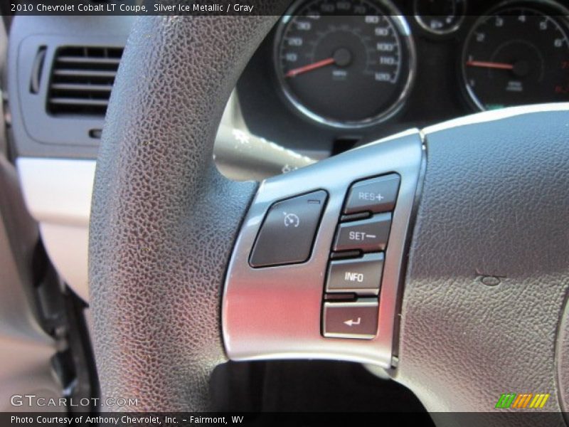 Silver Ice Metallic / Gray 2010 Chevrolet Cobalt LT Coupe