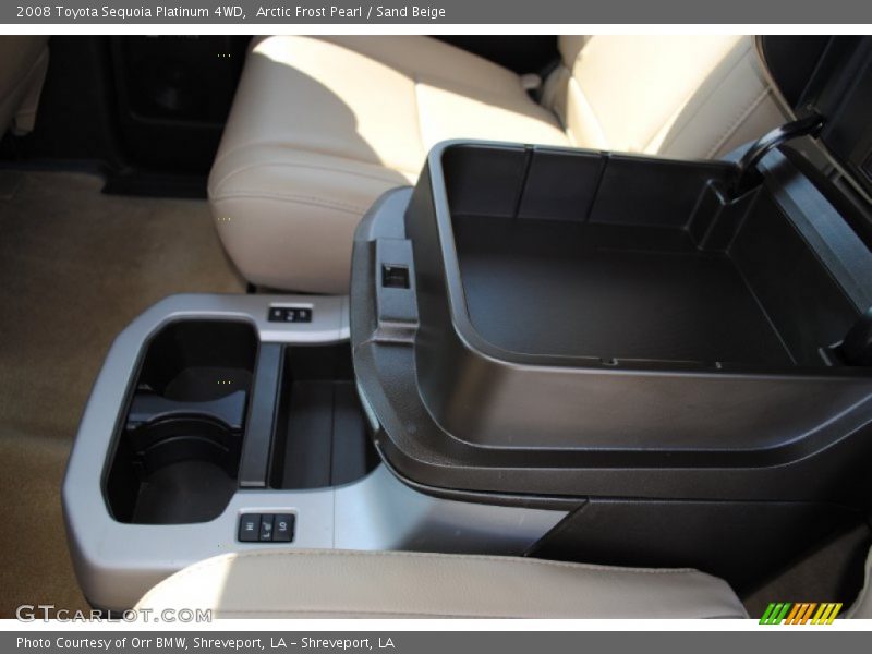 Arctic Frost Pearl / Sand Beige 2008 Toyota Sequoia Platinum 4WD