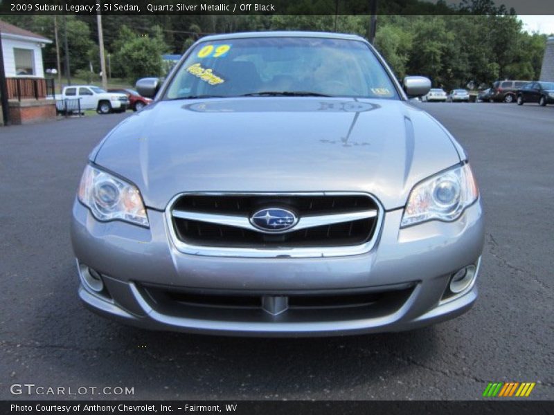 Quartz Silver Metallic / Off Black 2009 Subaru Legacy 2.5i Sedan