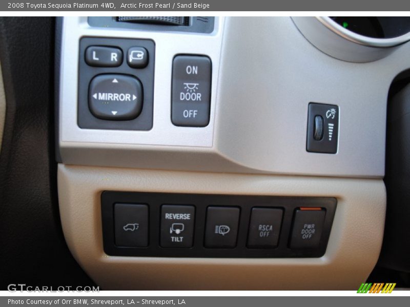 Arctic Frost Pearl / Sand Beige 2008 Toyota Sequoia Platinum 4WD