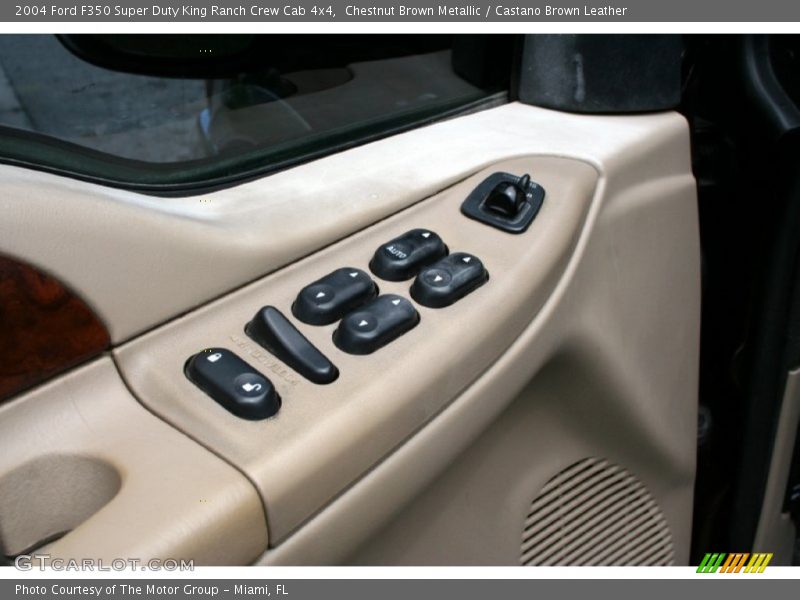 Chestnut Brown Metallic / Castano Brown Leather 2004 Ford F350 Super Duty King Ranch Crew Cab 4x4