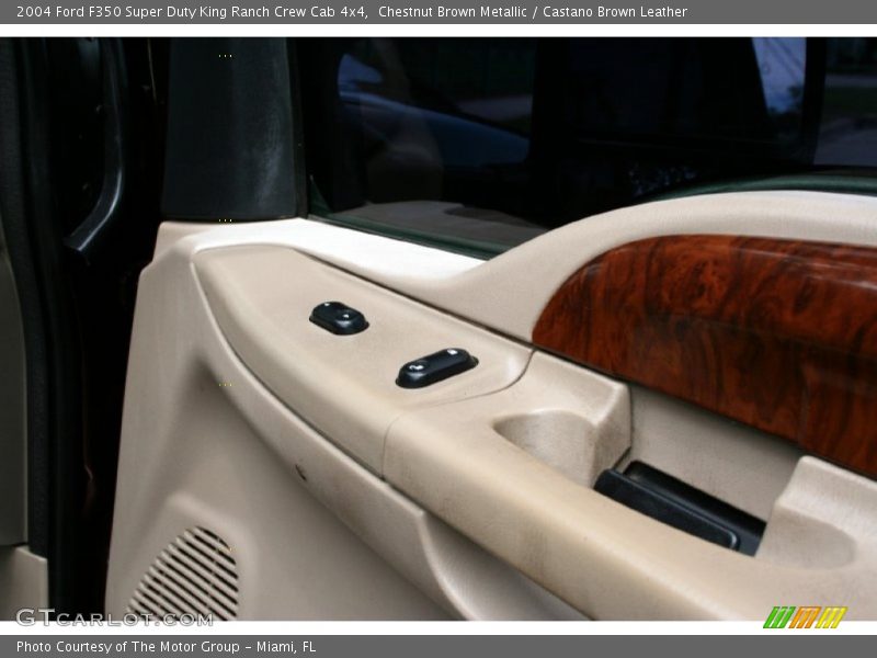 Chestnut Brown Metallic / Castano Brown Leather 2004 Ford F350 Super Duty King Ranch Crew Cab 4x4