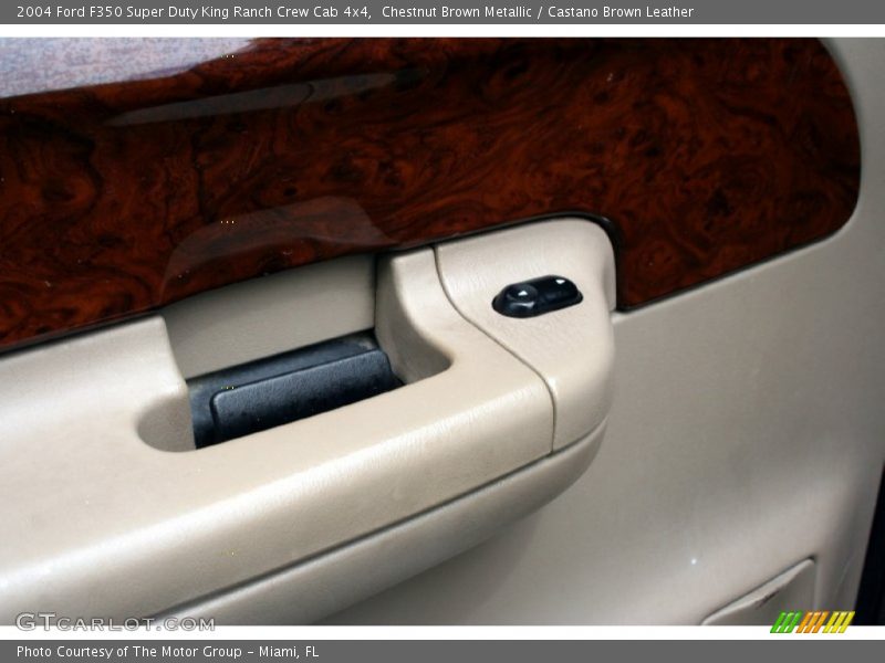 Chestnut Brown Metallic / Castano Brown Leather 2004 Ford F350 Super Duty King Ranch Crew Cab 4x4
