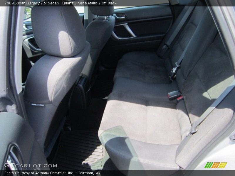 Quartz Silver Metallic / Off Black 2009 Subaru Legacy 2.5i Sedan