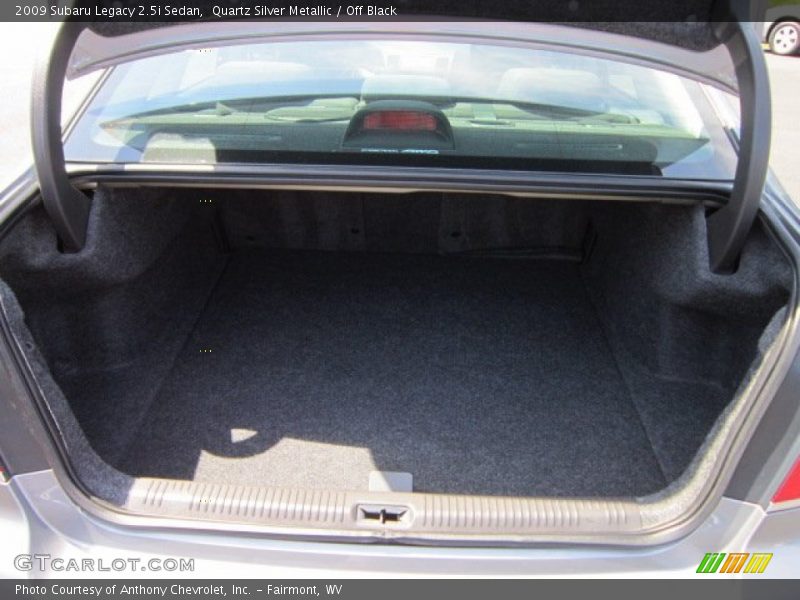 Quartz Silver Metallic / Off Black 2009 Subaru Legacy 2.5i Sedan