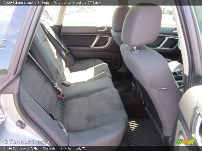 Quartz Silver Metallic / Off Black 2009 Subaru Legacy 2.5i Sedan
