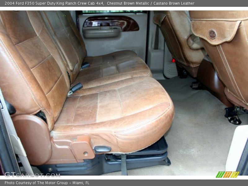 Chestnut Brown Metallic / Castano Brown Leather 2004 Ford F350 Super Duty King Ranch Crew Cab 4x4