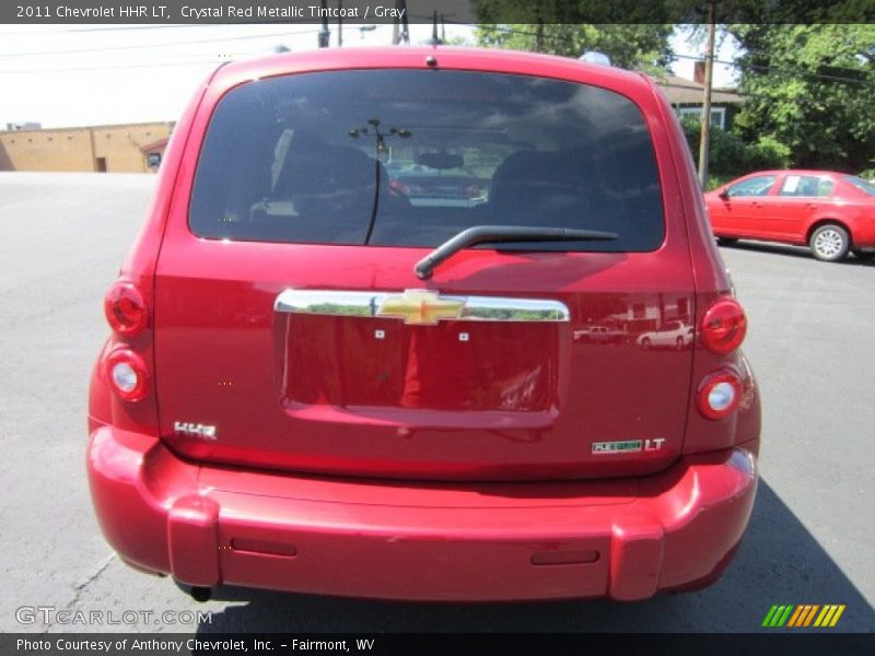Crystal Red Metallic Tintcoat / Gray 2011 Chevrolet HHR LT