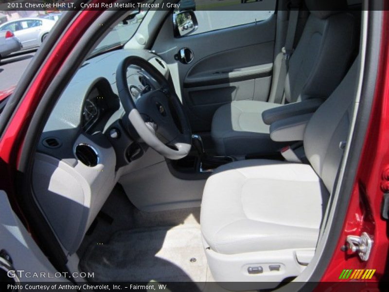 Crystal Red Metallic Tintcoat / Gray 2011 Chevrolet HHR LT