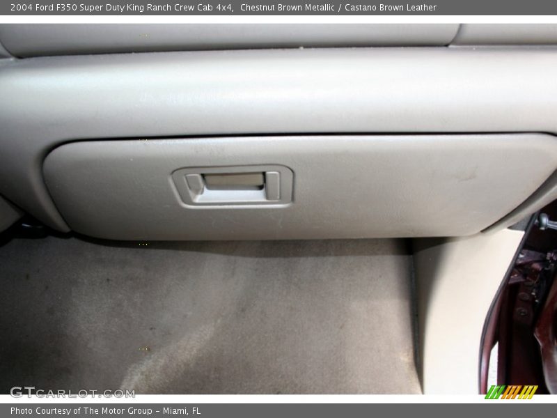 Chestnut Brown Metallic / Castano Brown Leather 2004 Ford F350 Super Duty King Ranch Crew Cab 4x4