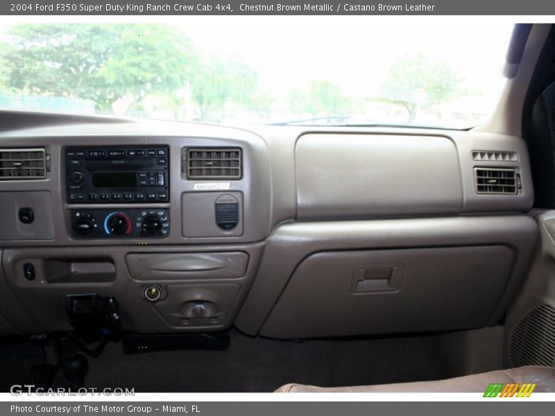 Chestnut Brown Metallic / Castano Brown Leather 2004 Ford F350 Super Duty King Ranch Crew Cab 4x4