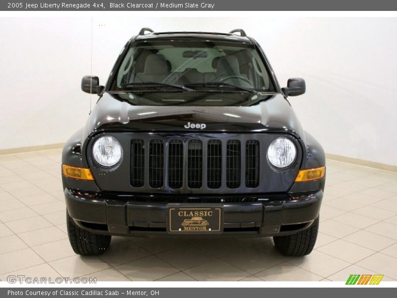 Black Clearcoat / Medium Slate Gray 2005 Jeep Liberty Renegade 4x4
