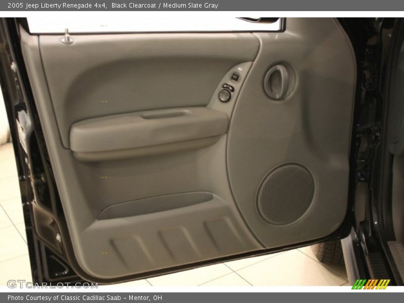 Black Clearcoat / Medium Slate Gray 2005 Jeep Liberty Renegade 4x4